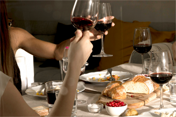 Candlelight dinner for two